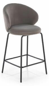 Scaun de bar Houston 1824, Gri, 92x51x50cm, 9.9 kg