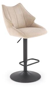 Scaun bar Houston 1843, Bej, Negru, 96x50x54cm, 8.5 kg