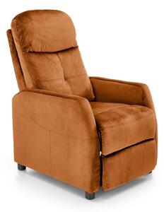 Fotoliu recliner Houston 992, Portocaliu, Tapiterie, 103x64x84cm, 25 kg