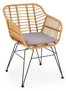 Scaun Houston 1853, Negru, Maro deschis, Gri, 77x55x58cm, 5.8 kg