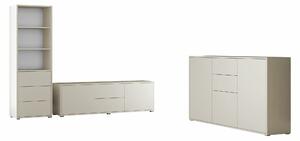 Set de living Comfivo Tutela III, Cașmir, PAL laminat, 130 kg