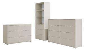 Set de living Comfivo Tutela I, Cașmir, PAL laminat, 145 kg