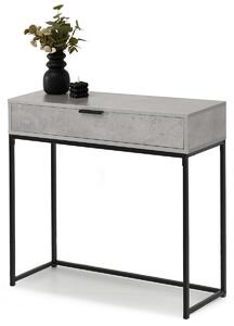 Măsuță consolă Norma M (beton + negru). Promo -21%. 1110820