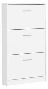 Dulap pantofi Novsore 113, Alb, PAL laminat, 121x70x18cm, 20.7 kg