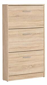 Dulap pantofi Novsore 113, Stejar Sonoma, PAL laminat, 121x70x18cm, 20.7 kg