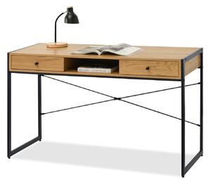 Masă PC Nills (stejar + negru). Promo -17%. 1109798