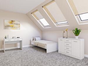Set dormitor Novsore 149, Alb, PAL laminat