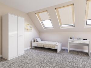 Set dormitor Novsore 157, Alb, PAL laminat
