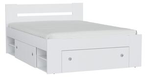 Pat Novsore 128, Alb, PAL laminat, 86x146x205cm, 75 kg