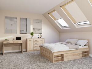 Set dormitor Novsore 156, Stejar Sonoma, PAL laminat