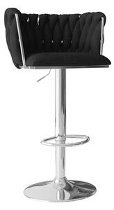 Scaun bar Comfivo Hilaritas IV, Argint, Negru, 85x50x52cm, 17.7 kg
