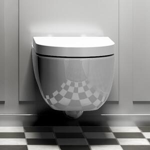 Clou Hammock vas wc cu capac soft-close agăţat fără margine alb lucios CL/04.01080