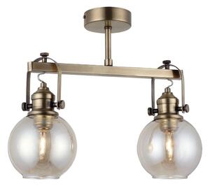 Plafonieră aplicată POLINO 2xE27/40W/230V bronz