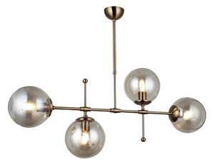 Lustră pe tijă POLINO 4xE27/40W/230V, finisaj bronz