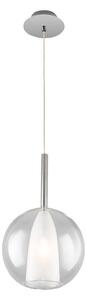 Pendul cu cablu MUSCAT 1xE14/40W/230V, sticlă transparentă
