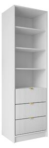 Raft Comfivo Papilio, Alb, PAL laminat, MDF, 180x60x40cm, 42 kg