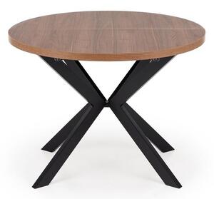 Masă Houston 1495, Nuc, Negru, 76cm, 79 kg