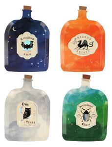 Tăvi de unică folosință 8 buc. din hârtie Making Magic Potion Bottle – Meri Meri