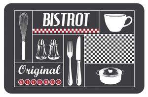 Suport pentru farfurii 28.5x44 cm Bistrot – douceur d'intérieur