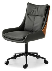Scaun Lola (nuc închis + negru). Promo -13%. 1110516