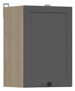Dulap de perete modular Classic Grey Oak 111, PAL laminat, 57x40x31cm, 9.5 kg
