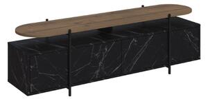 Comoda TV Ondine Pako World Negru 160x35.5x48 cm