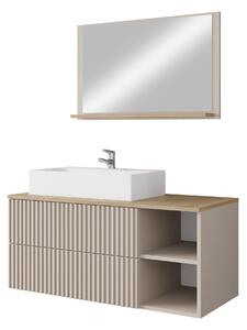 Set baie Nauta, Cașmir, Stejar, MDF, PAL laminat