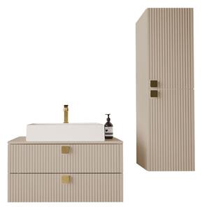 Set baie Panium, Maro deschis, PAL laminat, MDF