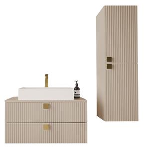 Set baie Panium, Maro deschis, PAL laminat, MDF