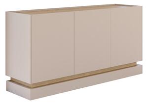 Bufet Comfivo Tilia I, Stejar, Cașmir, PAL laminat, 75x160x37cm, 53 kg