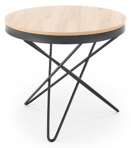 Măsuță de cafea Houston 2063, Negru, Maro deschis, Metal, 55cm, 8.5 kg