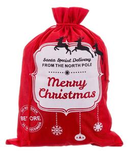 Pungă de cadouri cu model de Crăciun Merry Christmas Sack – Casa Selección