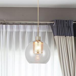 Rabalux Philana lampă suspendată 1x60 W transparent-auriu 6495
