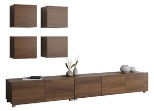 Set de living Remus XVIII, Nuc, PAL laminat, 62 kg