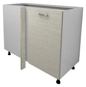 Corp haaus Lecce, Lemn Alb/Alb, 98 x 50 x 80 cm
