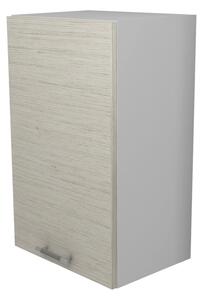 Corp haaus Lecce, 1 Usa, Lemn Alb/Alb, 40 x 30 x 65 cm