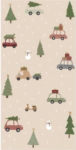 IB Laursen Servetele de masa CARS AND CHRISTMAS TREES 40x40 cm, 16 buc