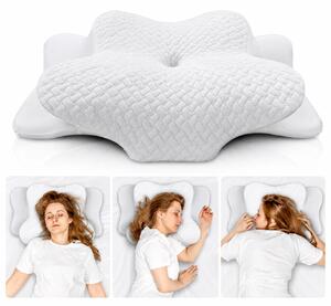 Perna cervicala ortopedica CERVI-SAN Confort memory foam fermitate moa