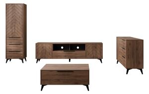 Set de living Comfivo Citrus IV, Nuc, PAL laminat, MDF