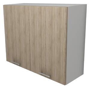 Corp haaus Lecce, 2 Usi, Stejar Sonoma/Alb, 80 x 30 x 65 cm