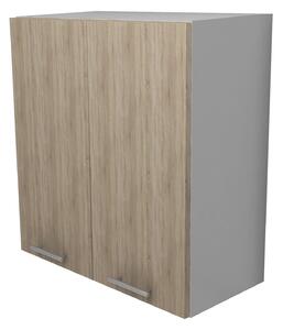 Corp haaus Lecce, 2 Usi, Stejar Sonoma/Alb, 60 x 30 x 65 cm
