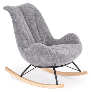 Scaun balansoar Houston 2099, Gri, Negru, Maro deschis, 100x58x100cm, 20 kg
