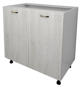 Corp haaus Lecce, 2 Usi, Pin Alb/Alb, 80 x 50 x 80 cm