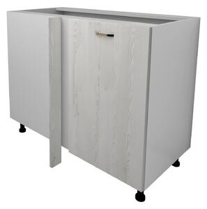 Corp haaus Lecce, Pin Alb/Alb, 98 x 50 x 80 cm