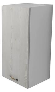 Corp haaus Lecce, 1 Usa, Pin Alb/Alb, 30 x 30 x 65 cm