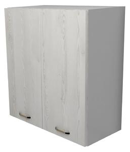 Corp haaus Lecce, 2 Usi, Pin Alb/Alb, 60 x 30 x 65 cm