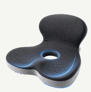 Perna ortopedica 2-in-1 sezut + suport lombar, forma L, memory foam, G