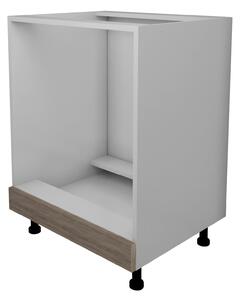 Corp haaus Lecce, Stejar Sonoma Inchis/Alb, 60 x 50 x 80 cm