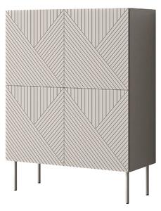Bufet Doctrina IV, Cașmir, MDF, PAL laminat, 118x89x42cm, 45 kg