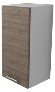 Corp haaus Lecce, 1 Usa, Stejar Sonoma Inchis/Alb, 30 x 30 x 65 cm